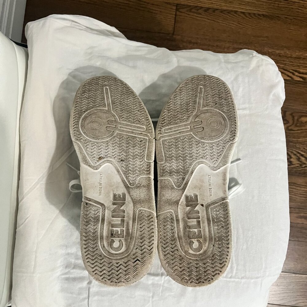 Celine Black and White Men's Sneakers - Picture 3 of 6